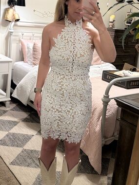 Vici Collection Dress | White Lace | Sz S | NWOT | Bridal / Engagement / Shower